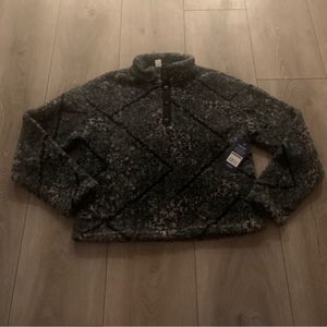 Marika black cheetah bandana sweater NWT